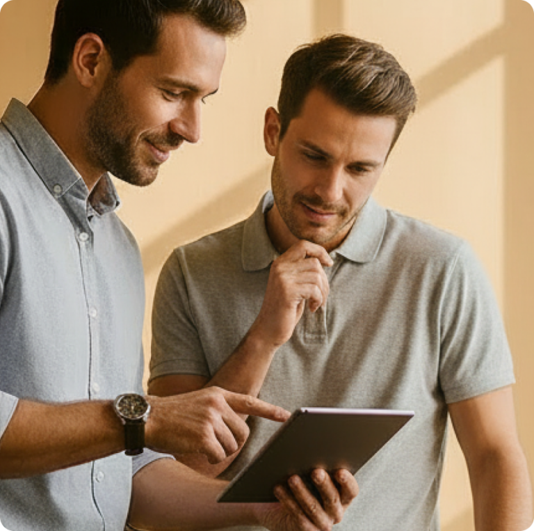 Aide au financement de l'innovation : expert NECC présentant un dispositif CIR à un entrepreneur